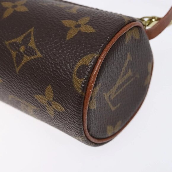 LOUIS VUITTON Monogram Papillon Pouch LV Auth BA4883 - Picture 14 of 16